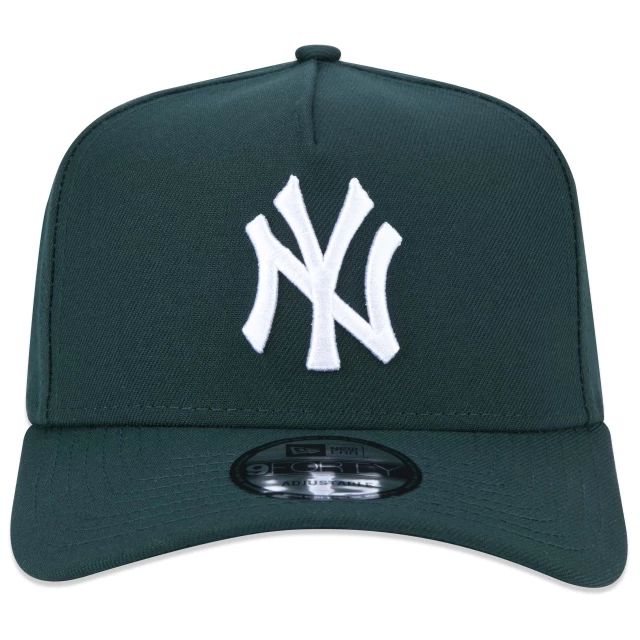 Boné New Era 9FORTY A-Frame Snapback MLB New York Yankees Verde