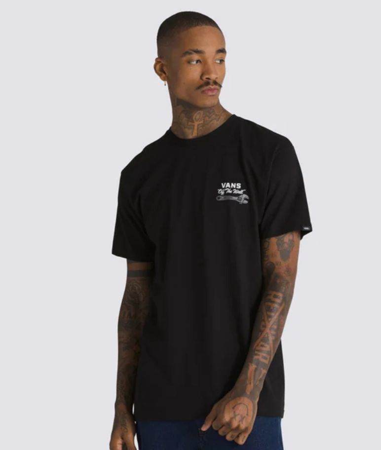 CAMISETA VANS WRENCHED SS BLACK