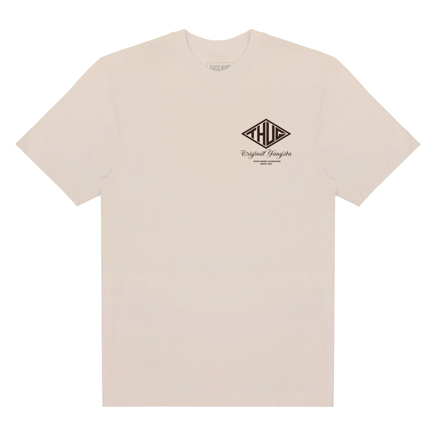 CAMISETA THUG NINE SHIELD OFF WHITE
