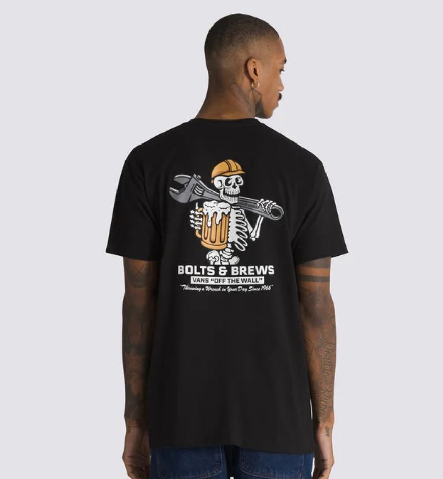 CAMISETA VANS WRENCHED SS BLACK