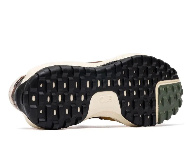 TÊNIS HEVEA DOTS MOSTARDA MARROM CORDURA OE