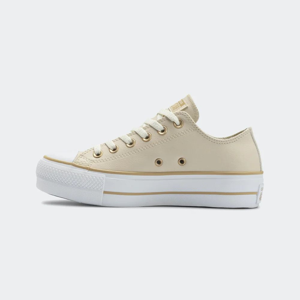 TENIS CONVERSE CHUCK TAYLOR LIFT NUDE BEGE