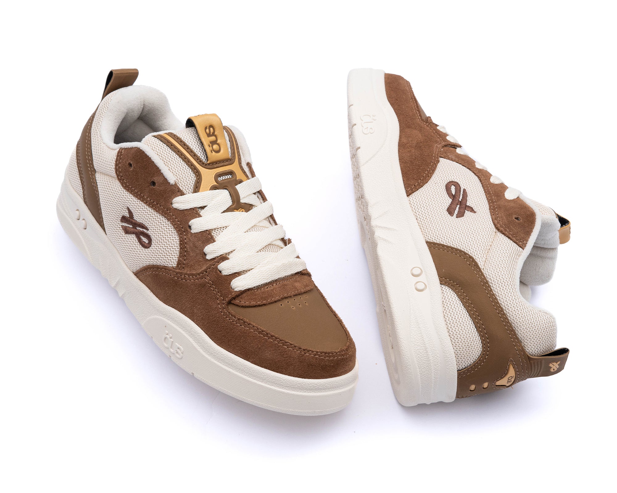 TENIS OUS FLUENTE MARROM LARANJA CHANTILLY