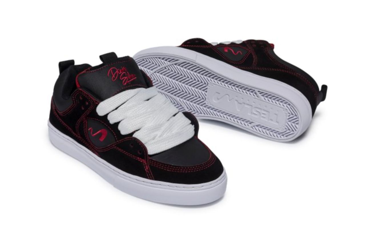 TENIS TESLA FUSION BLACK RED (NOVO)