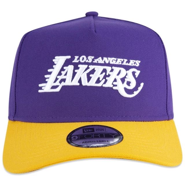 Boné New Era 9FORTY A-Frame NBA Los Angeles Lakers Core