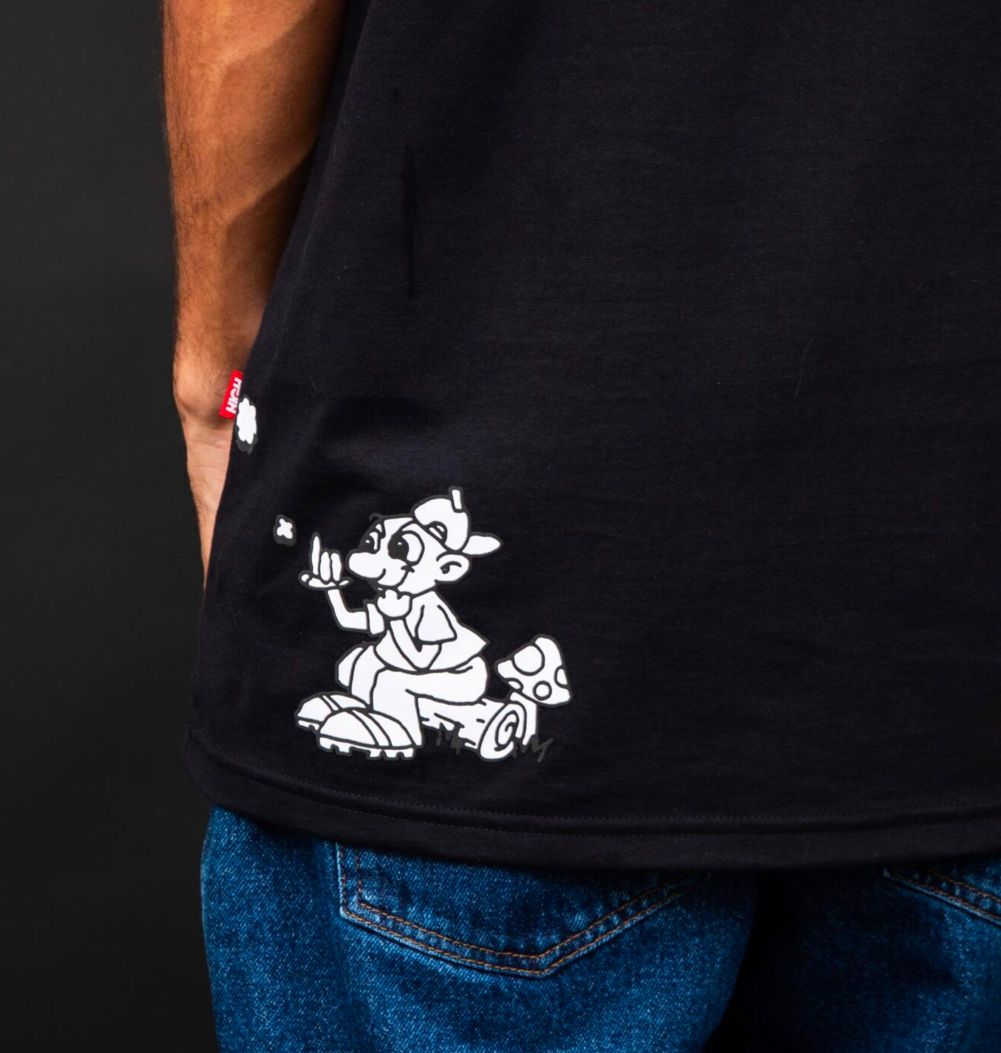 CAMISETA HIGH SMOKER BLACK