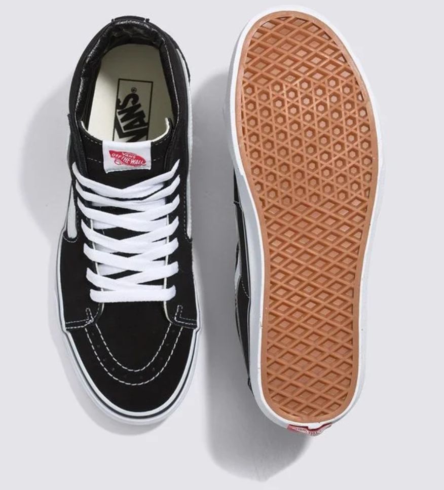 TENIS VANS SK8-HI BLACK WHITE