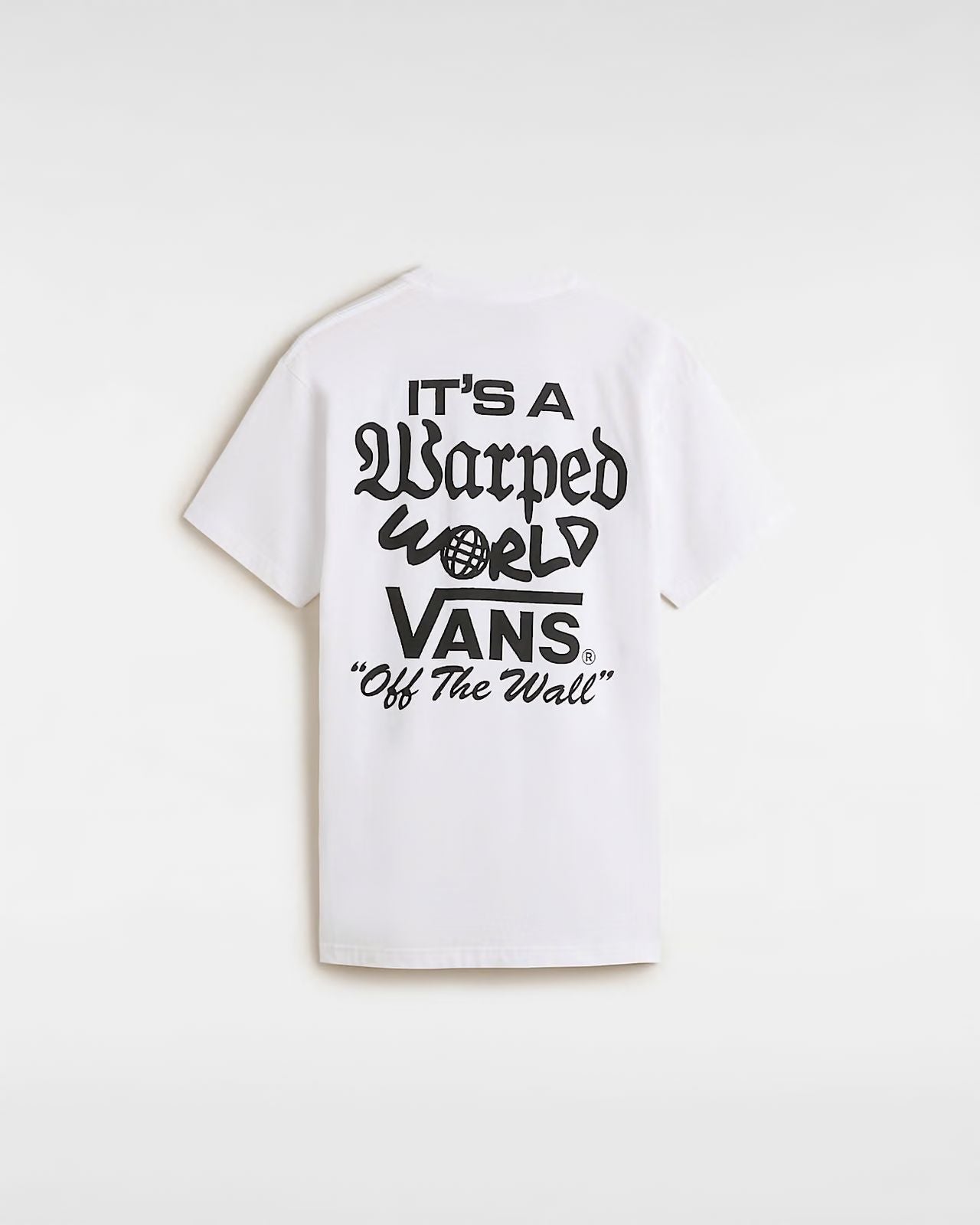 CAMISETA VANS WARPED WORLD WHITE