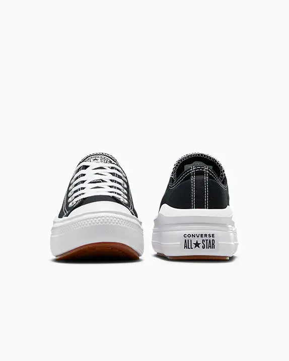 TENIS CONVERSE CHUCK TAYLOR MOVE CANO BAIXO BLACK WHITE