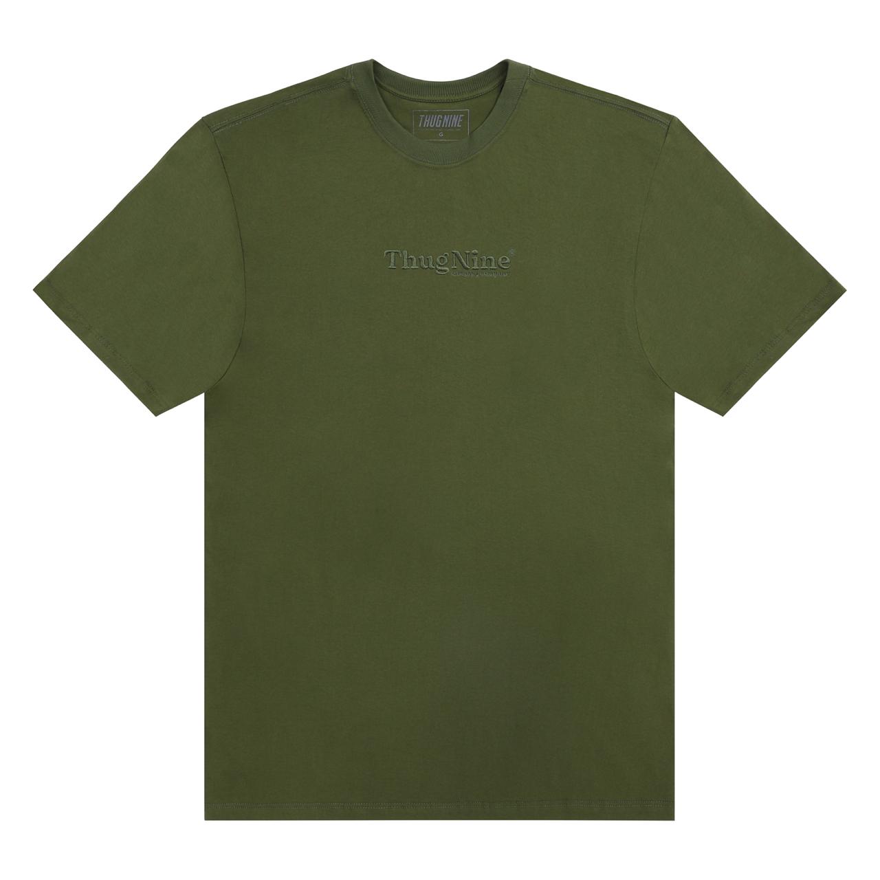 CAMISETA THUG NINE BOLD PREMIUM VERDE