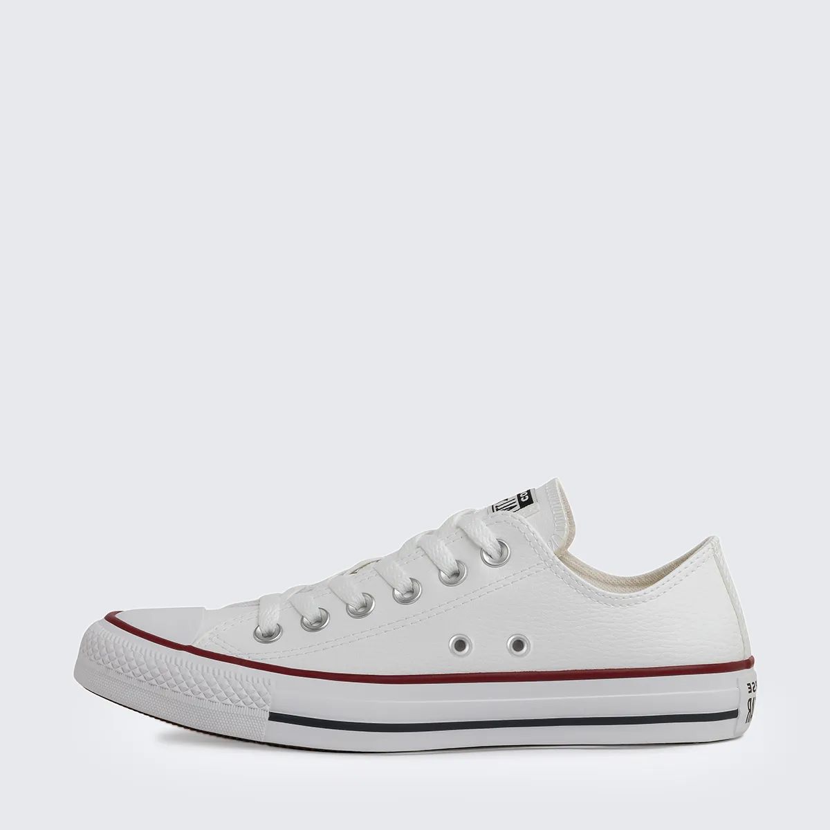 TENIS CONVERSE CHUCK TAYLOR BRANCO VERMELHO MARINHO