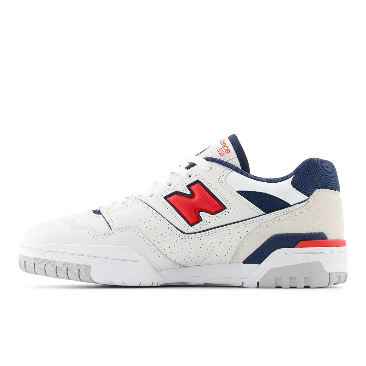 TENIS NEW BALANCE 550 BRANCO/VERMELHO