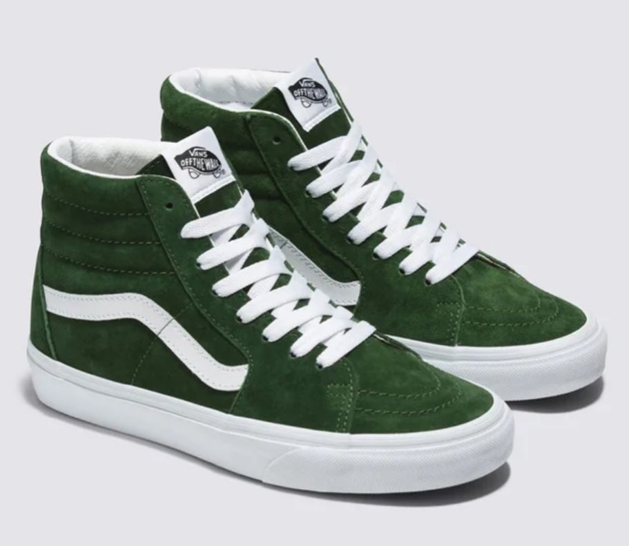 TENIS VANS SK8-HI PIG SUEDE VERDE