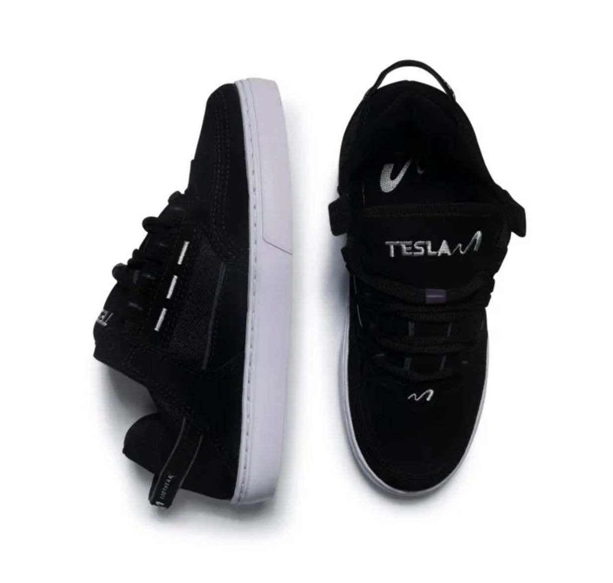 TENIS TESLA COIL BLACK WHITE FURTA COR