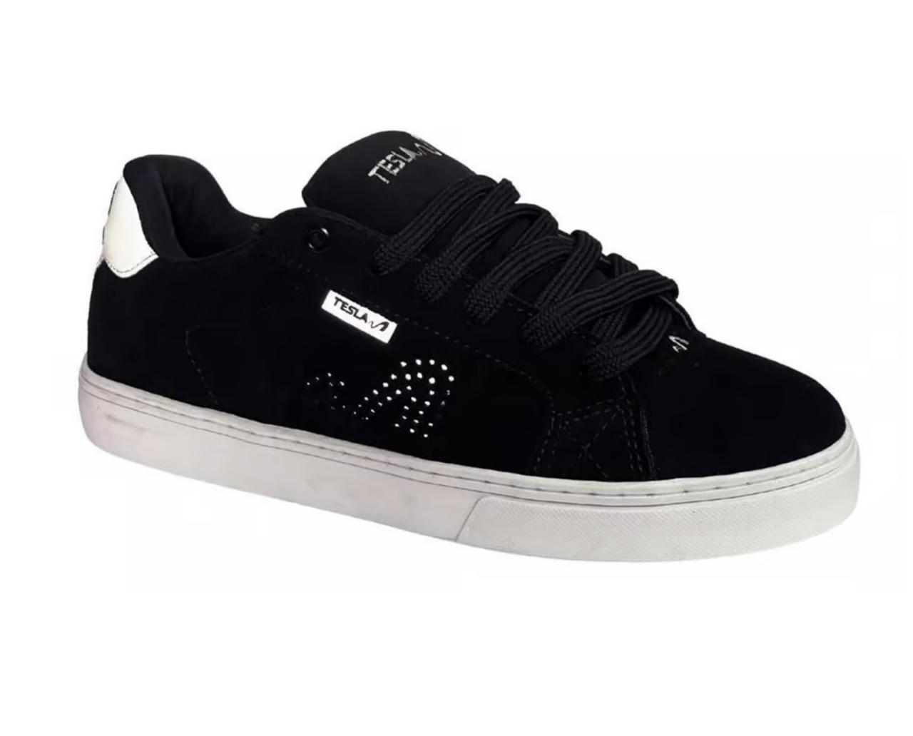 TENIS TESLA HERTZ BLACK WHITE REFLECT
