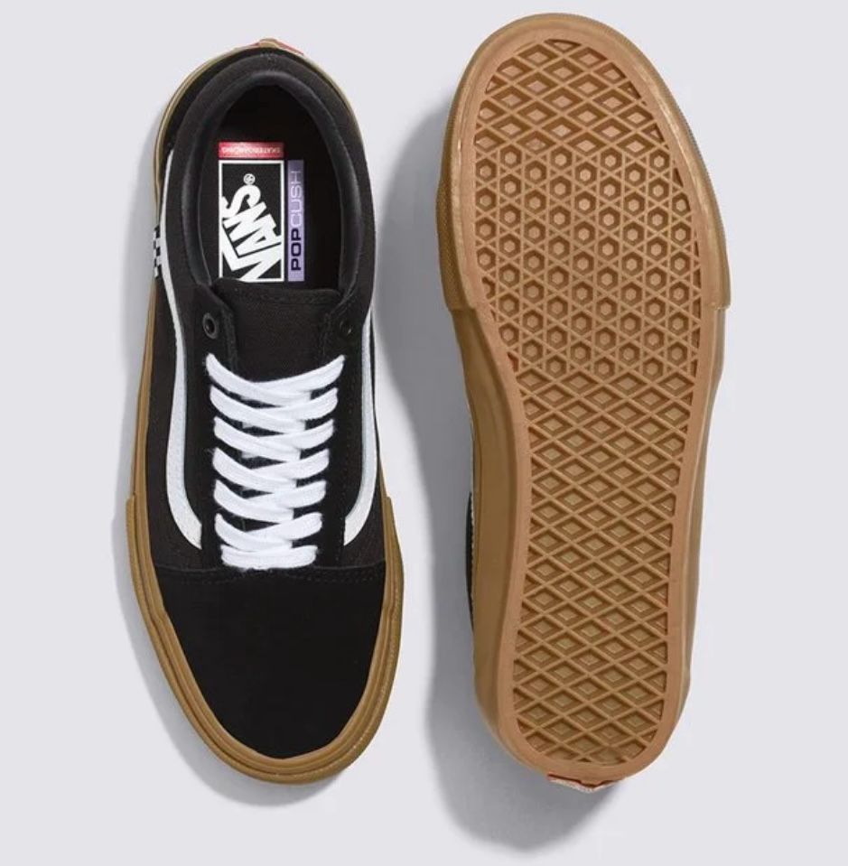 TENIS VANS OLD SKOOL PRO BLACK GUM