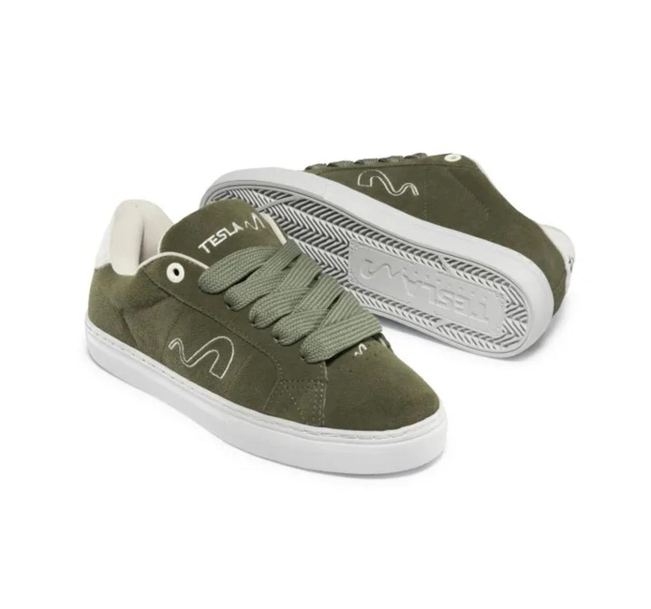 TENIS TESLA HERTZ OLIVE