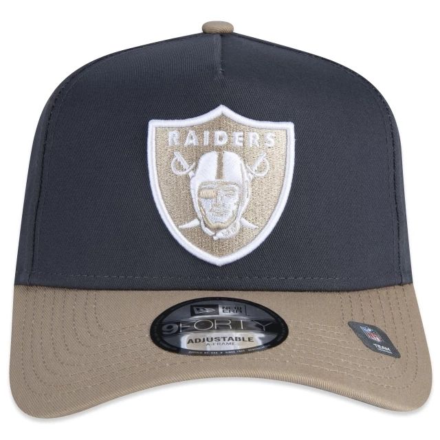 Boné New Era 9FORTY A-Frame NFL Las Vegas Raiders Dual Color