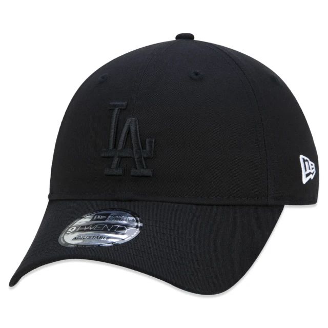 Boné New Era 9TWENTY MLB Los Angeles Dodgers Aba Curva Preto