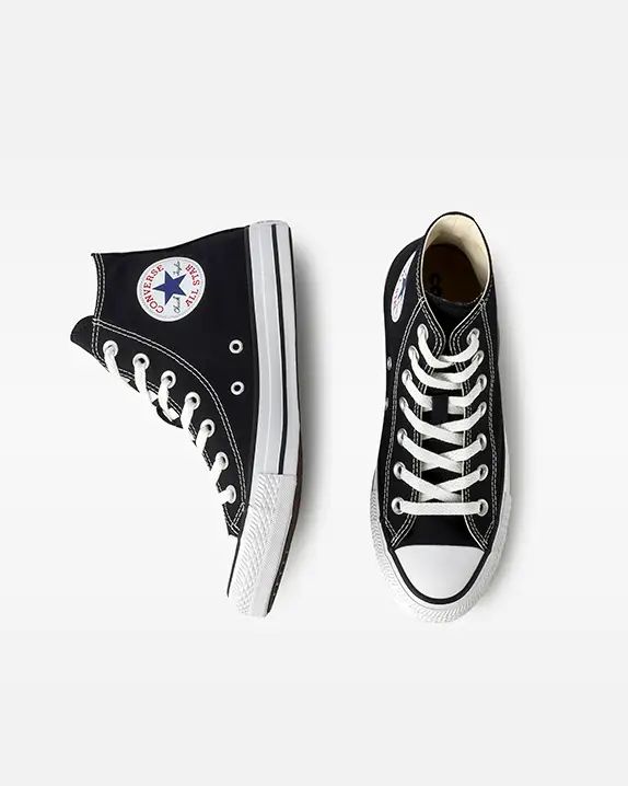 TENIS CONVERSE CHUCK TAYLOR PRETO CRU CANO ALTO