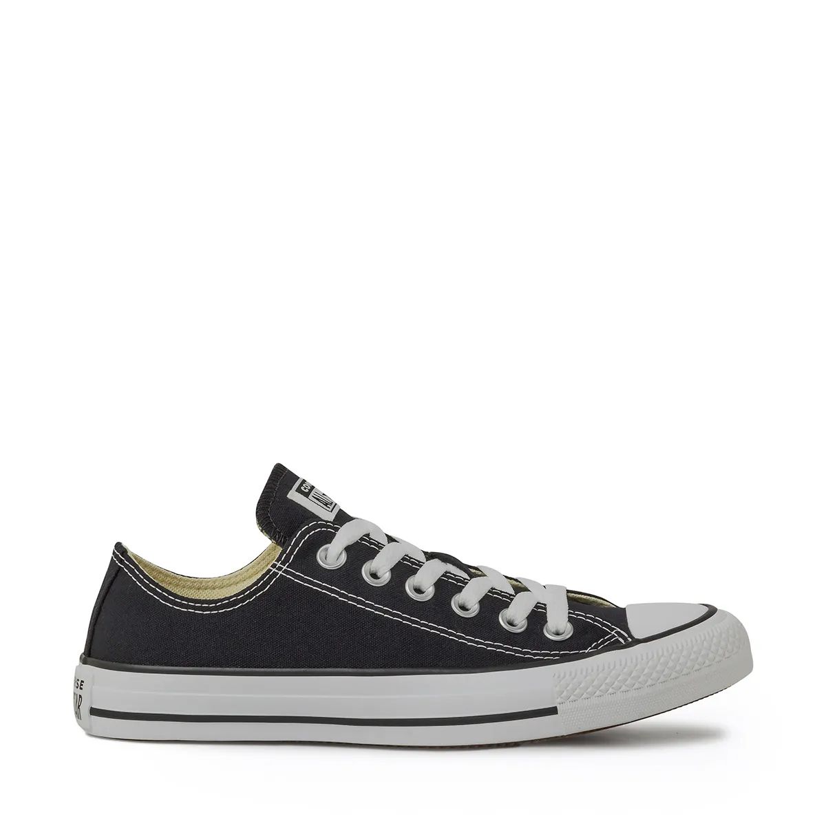 TENIS CONVERSE CHUCK TAYLOR PRETO CRU CANO BAIXO