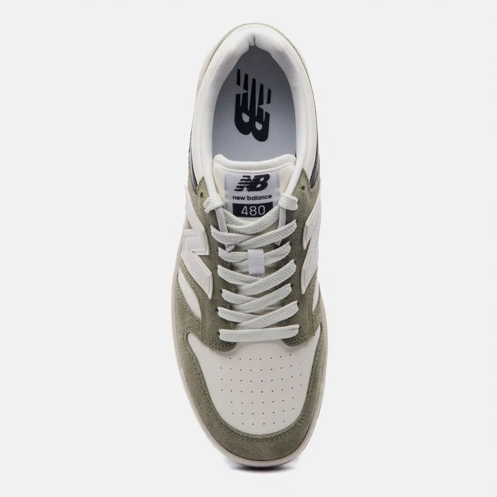 Tênis New Balance 480 LOW VERDE E BEGE