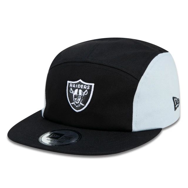 Boné New Era Camper Strapback NFL Las Vegas Raiders Aba Reta Preto