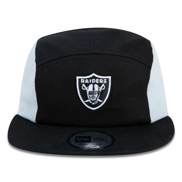 Boné New Era Camper Strapback NFL Las Vegas Raiders Aba Reta Preto