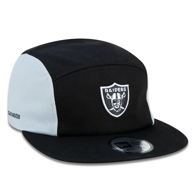 Boné New Era Camper Strapback NFL Las Vegas Raiders Aba Reta Preto
