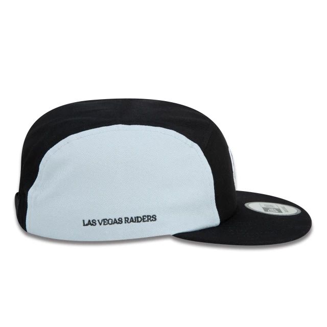 Boné New Era Camper Strapback NFL Las Vegas Raiders Aba Reta Preto