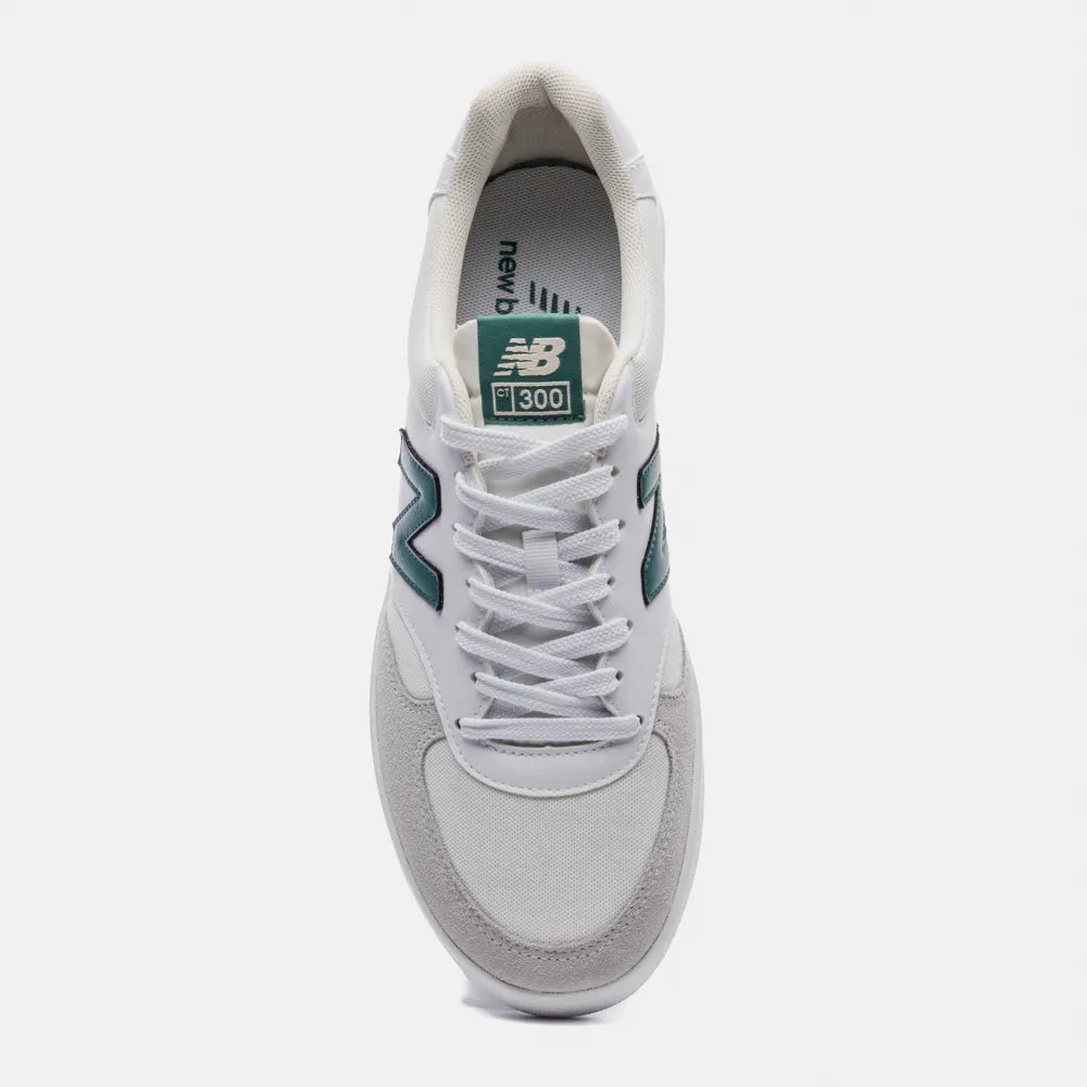 TÊNIS NEW BALANCE Ct300 V3 BRANCO E VERDE COURO/CAMURÇA
