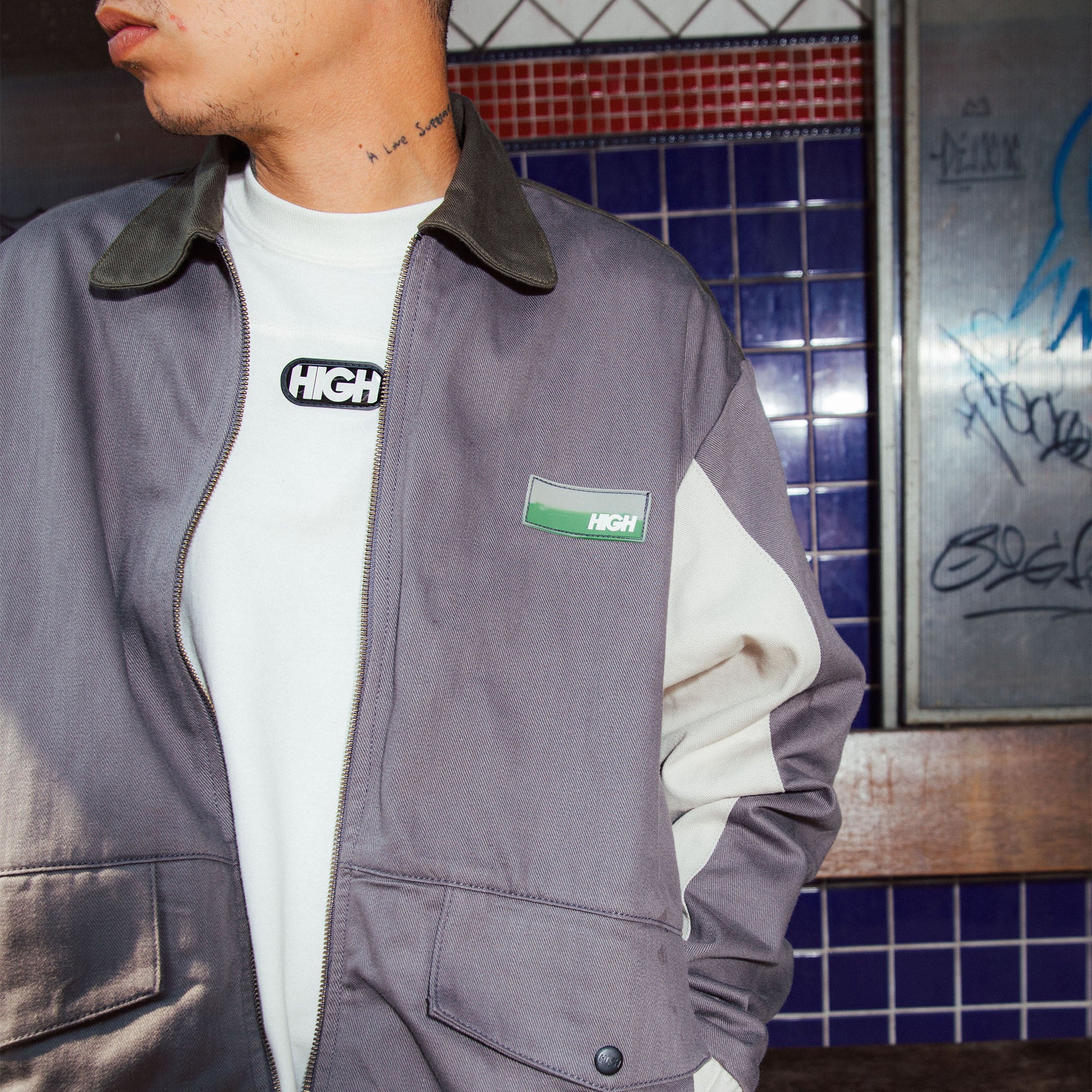 JAQUETA HIGH WORK JACKET HAMMER GREY