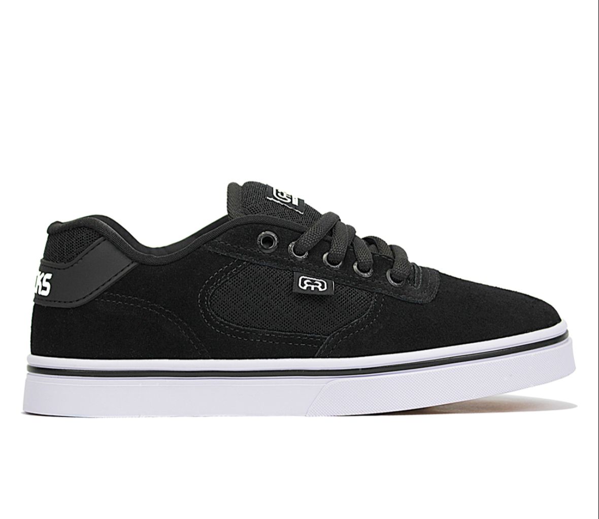 TENIS HOCKS FLAT LITE BLACK WHITE