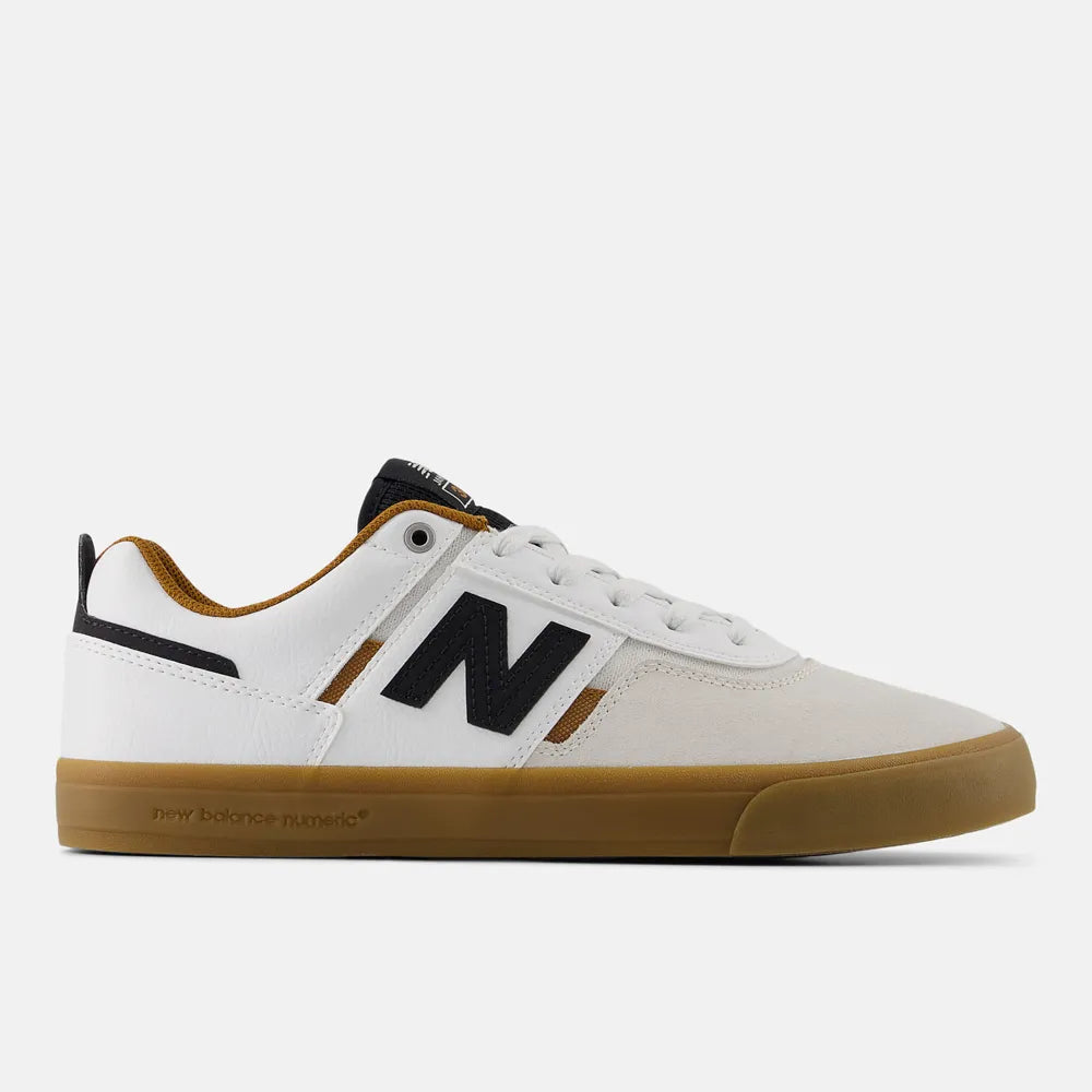 TÊNIS NEW BALANCE Nb NUMERIC JAMIE FOY 306 BRANCO DETALHE PRETO SOLA GUM