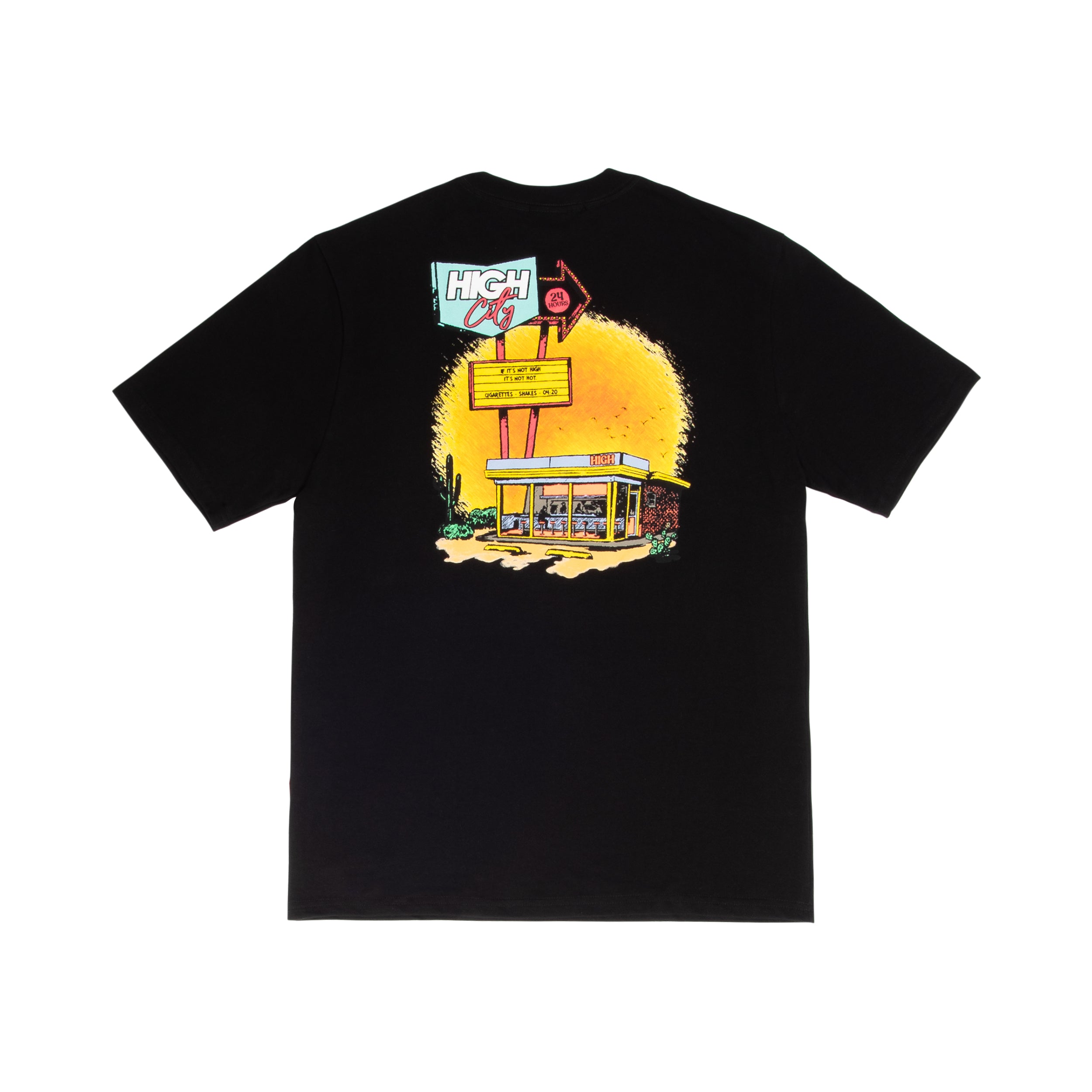 CAMISETA HIGH CAFETERIA BLACK