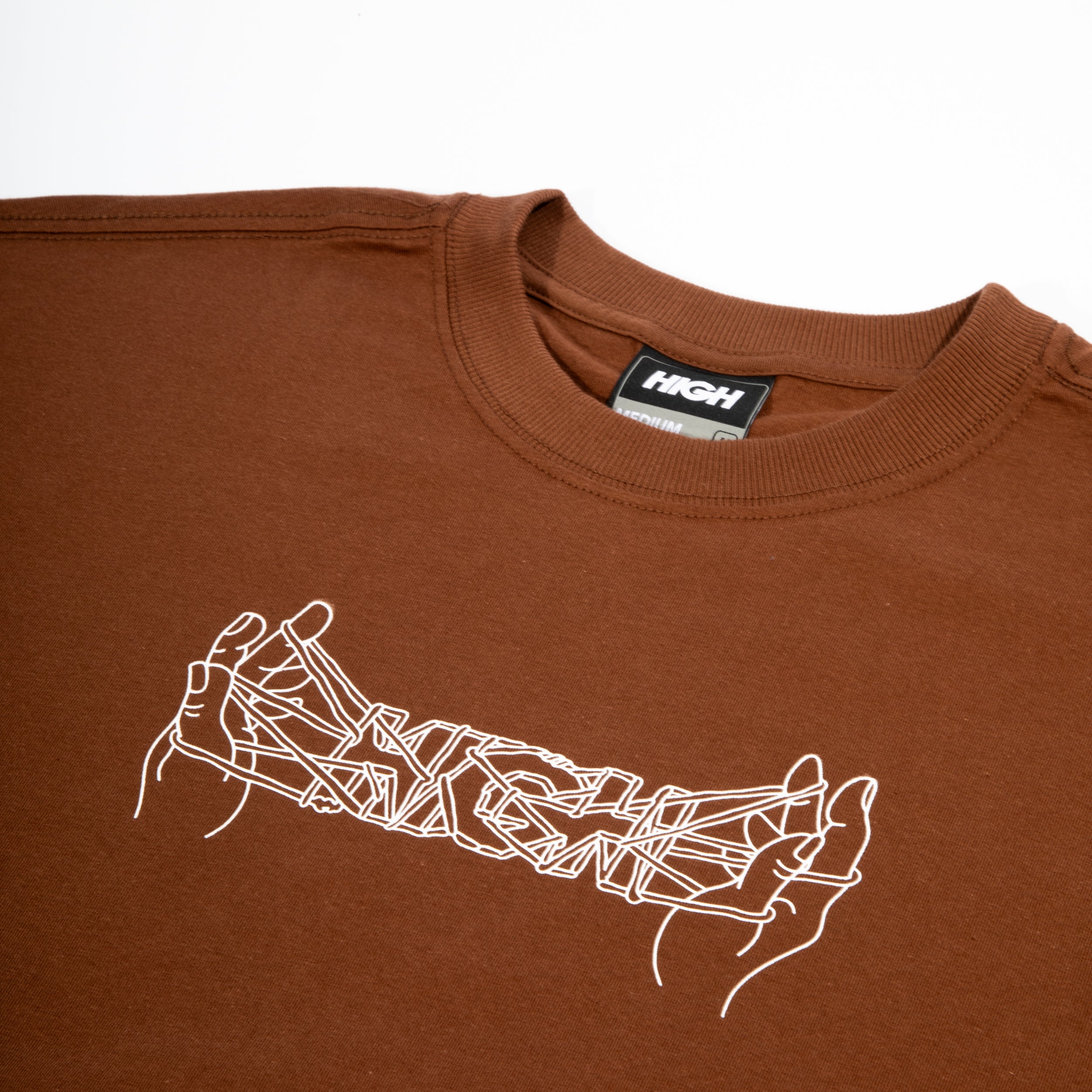 CAMISETA HIGH ELASTIC BROWN