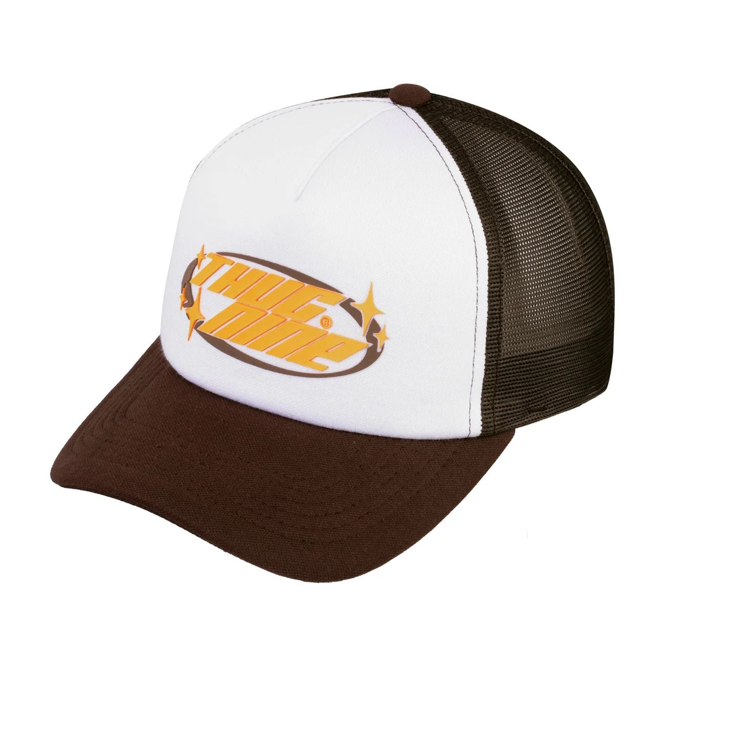 Boné Thug Nine Trucker Analog Marrom