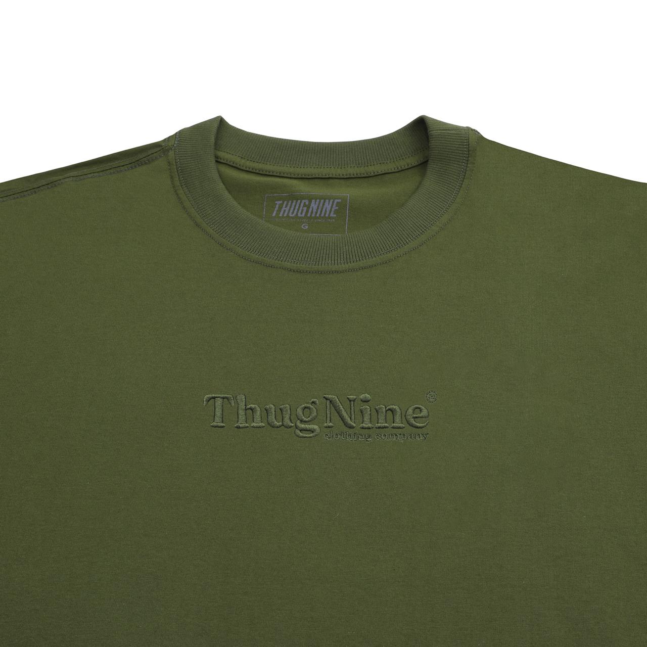 CAMISETA THUG NINE BOLD PREMIUM VERDE