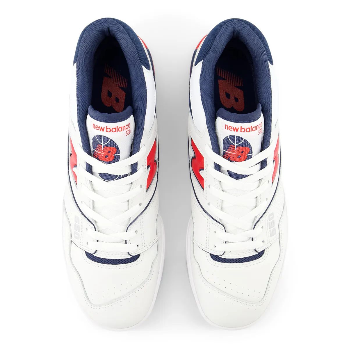 TENIS NEW BALANCE 550 BRANCO/VERMELHO