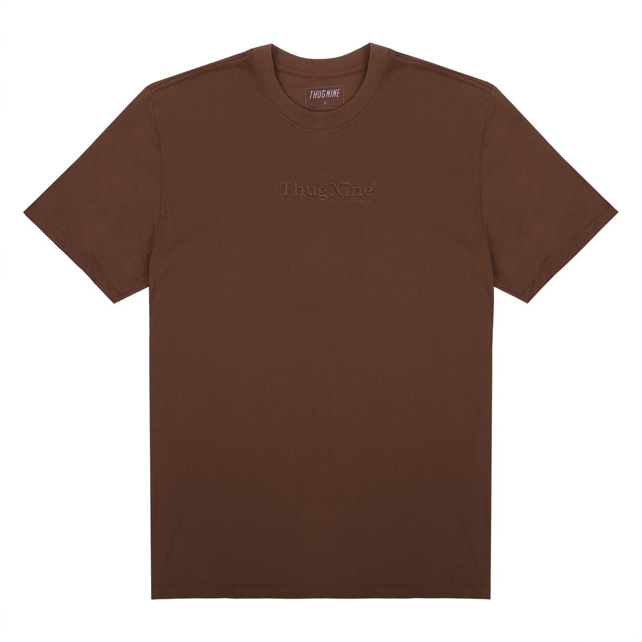 CAMISETA THUG NINE BOLD PREMIUM MARROM