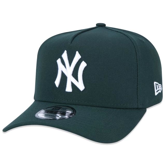 Boné New Era 9FORTY A-Frame Snapback MLB New York Yankees Verde