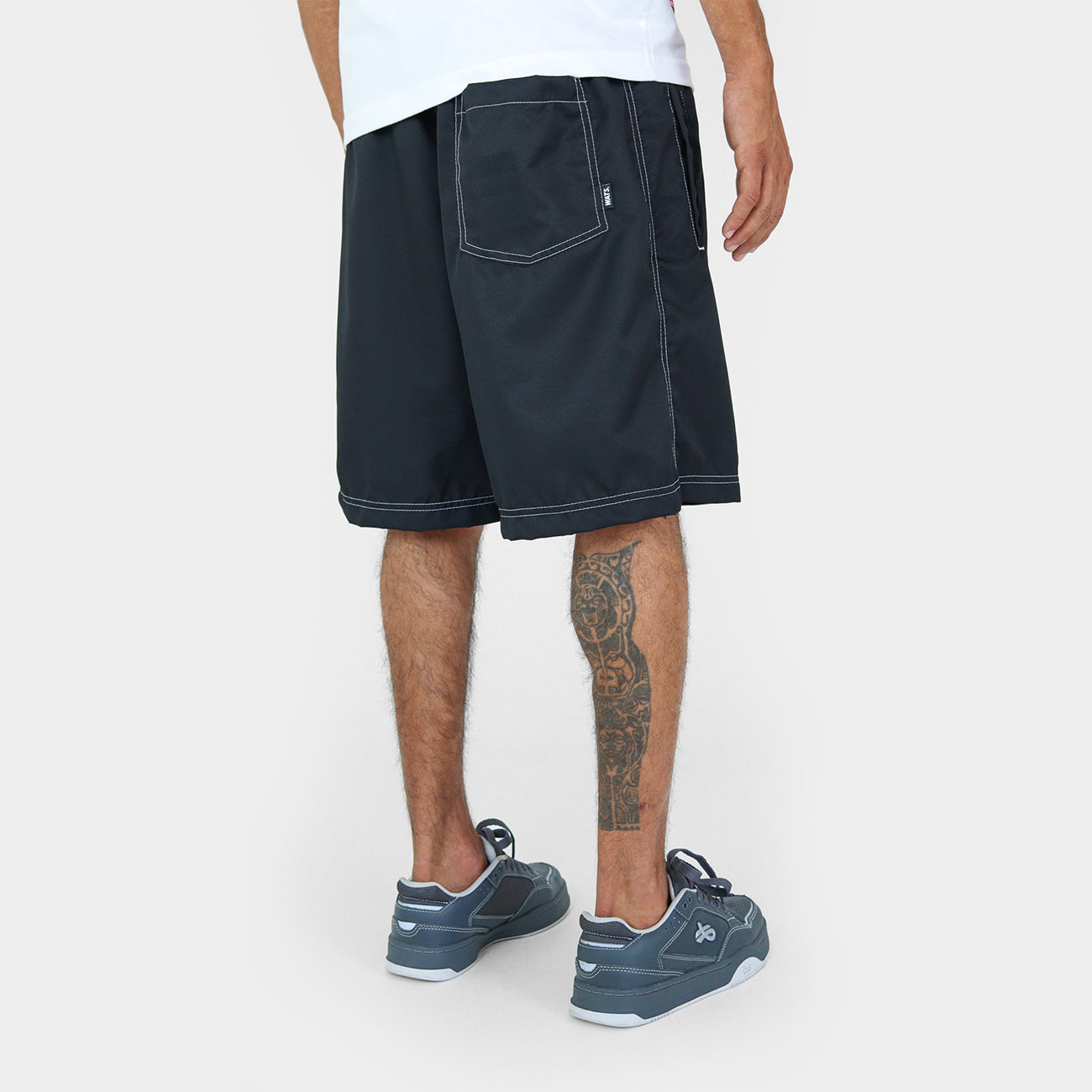 Bermuda Wats Company Pesponto Tag Preta