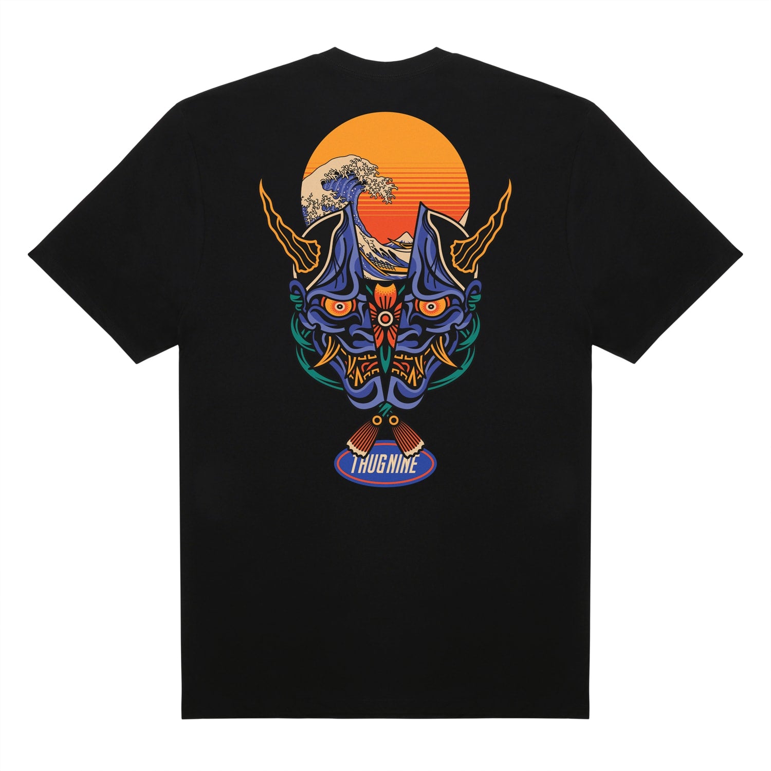 CAMISETA THUG NINE ONI PRETA