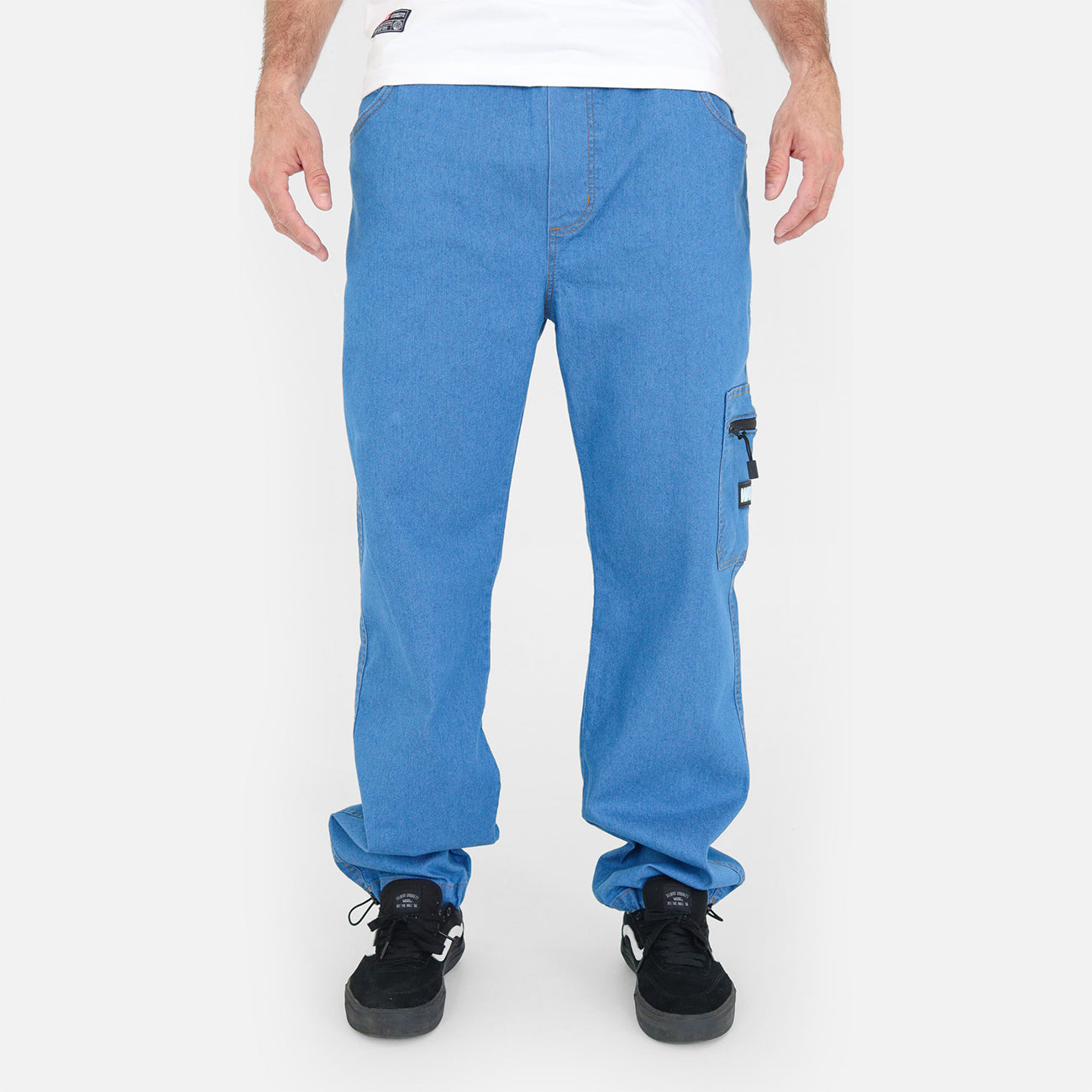 CALÇA WATS COMPANY JEANS CARGO CLEAN