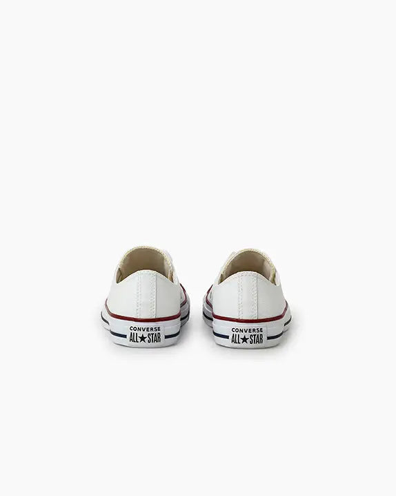 CHUCK TAYLOR ALL STAR CANO BAIXO BRANCO DE COURO