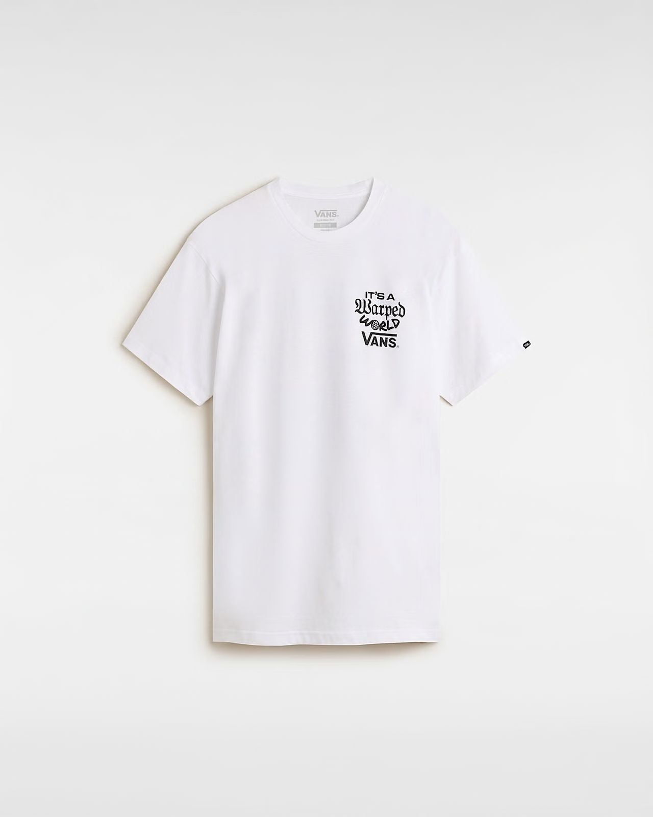 CAMISETA VANS WARPED WORLD WHITE