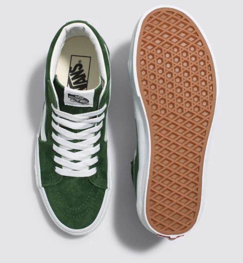 TENIS VANS SK8-HI PIG SUEDE VERDE