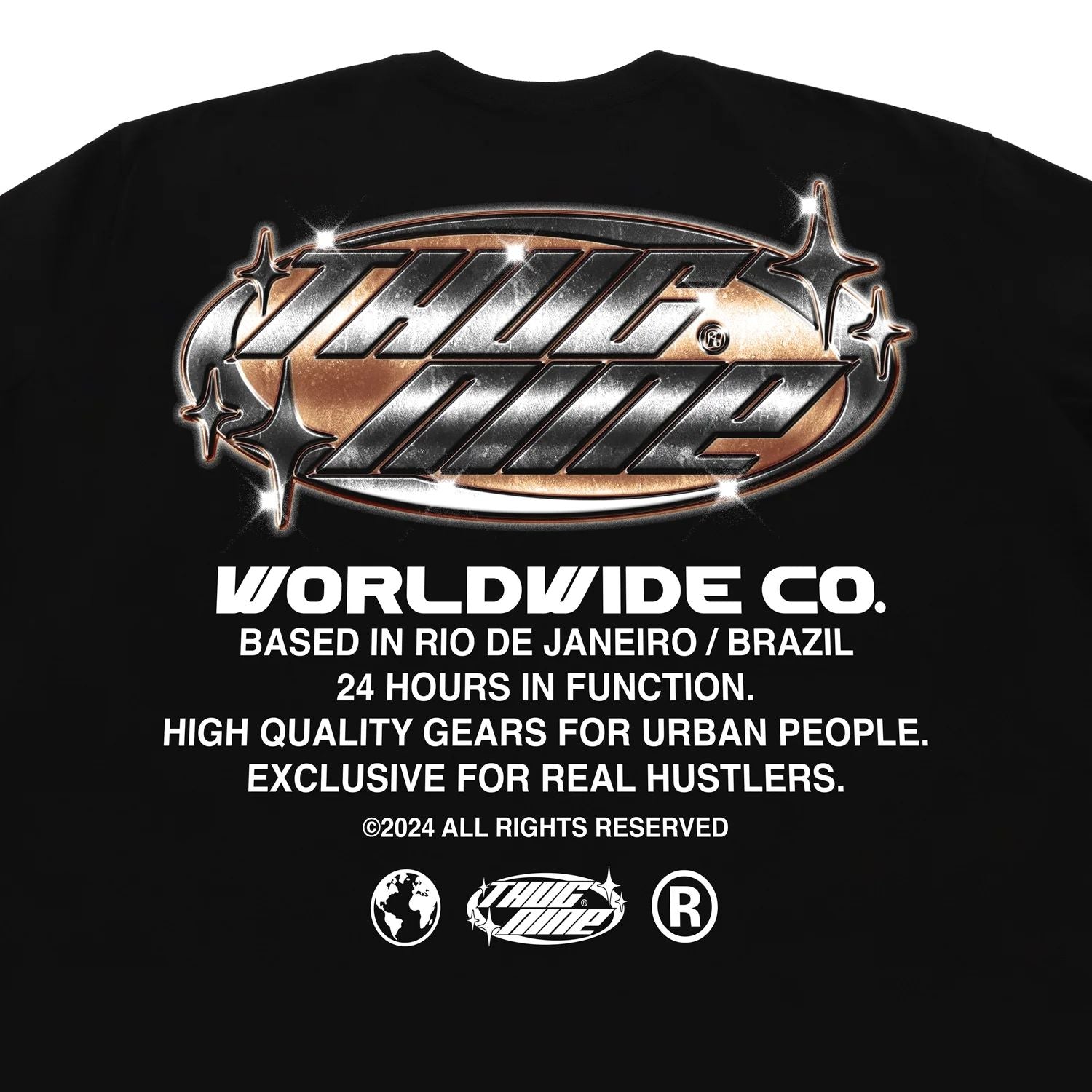 CAMISETA THUG NINE IRON WORK