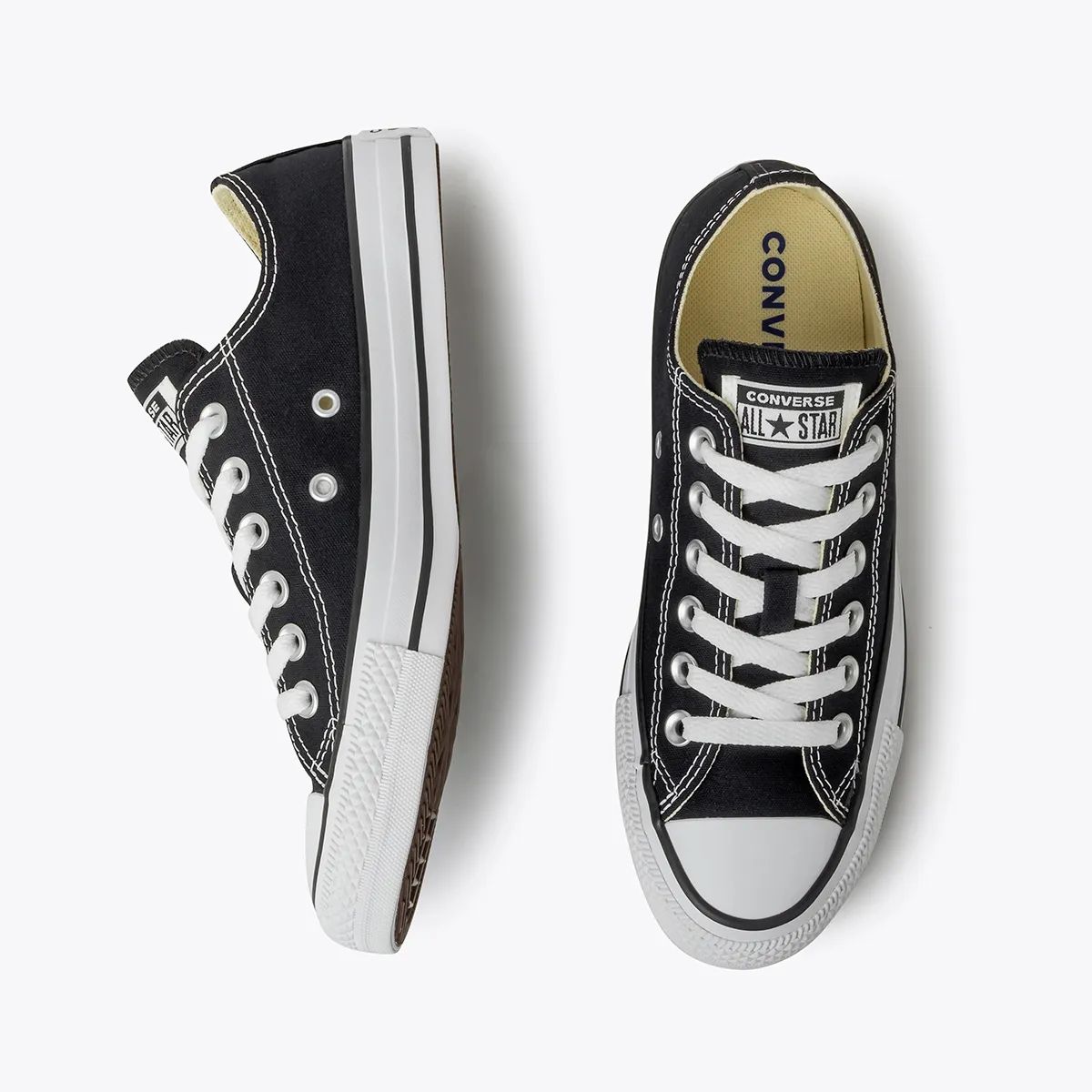 TENIS CONVERSE CHUCK TAYLOR PRETO CRU CANO BAIXO