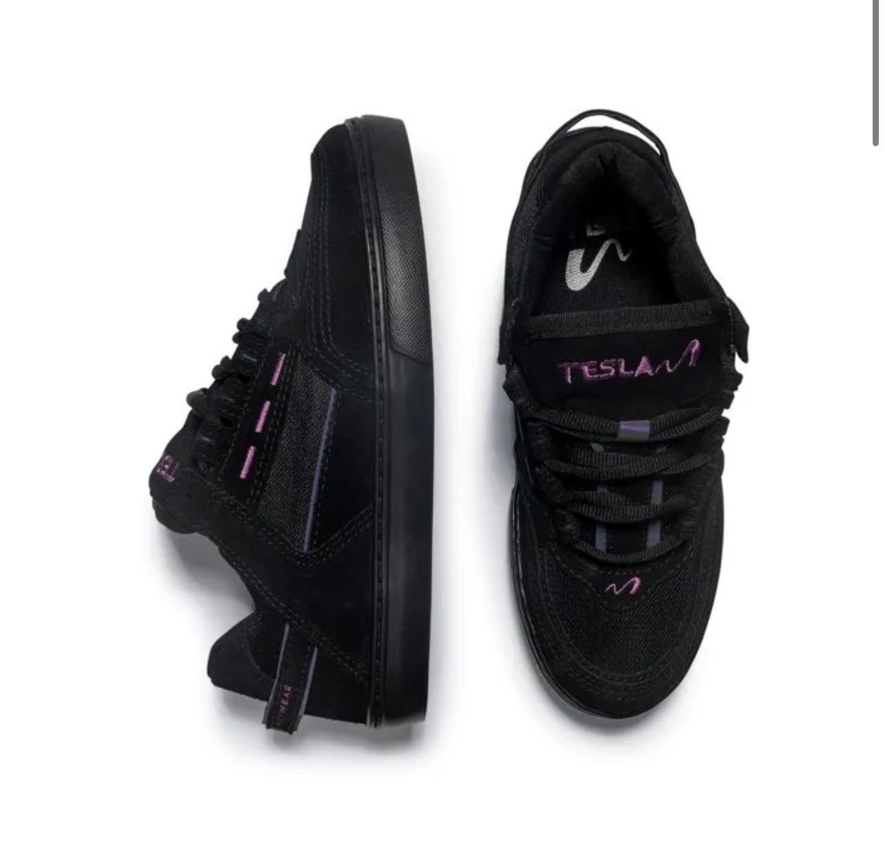 TENIS TESLA COIL BLACK PURPLE